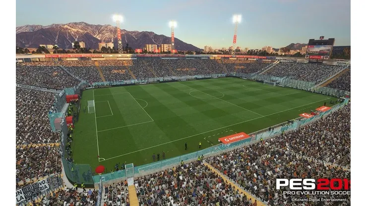 El Estadio Monumental en PES 2019 con el llamado "público virtual".