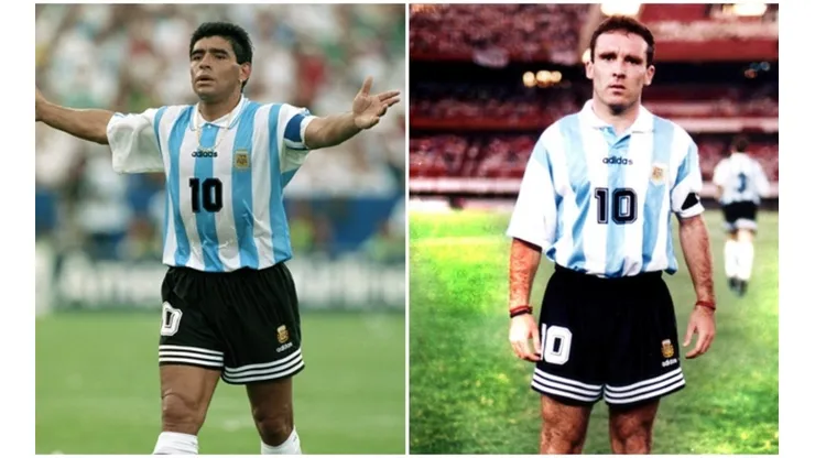 El Cabezón fue el primero en recibir la 10 de Maradona.
