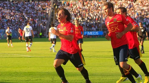 Rodolfo Madrid hizo su último gol en primera en el Estadio Monumental