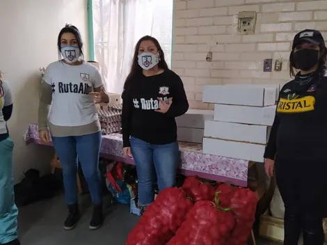 Hincha se compromete con Ruta Alba a doblar los kilos de pollo que recolecten