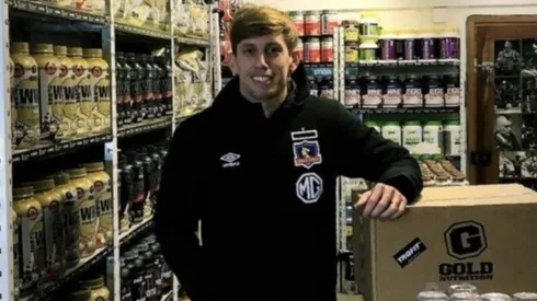 Iván Rossi se luce con la ropa de Colo Colo