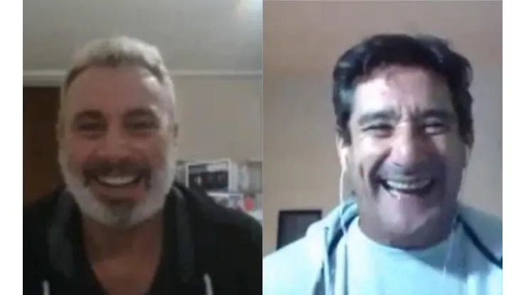 Marcelo Barticciotto y Rubén Espinoza se recordando episodio con Mirko Jozic