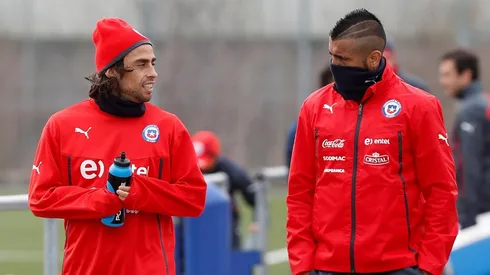 Valdivia y Vidal juntos en la Selección