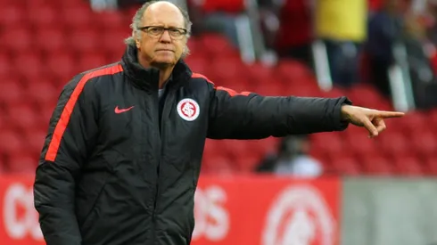 Falcao como entrenador en su último paso por Internacional de Porto Alegre.
