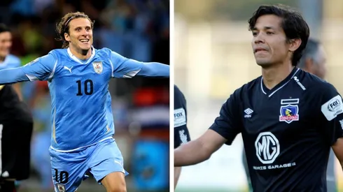 Diego Forlán coincidió con Matías en el Villarreal