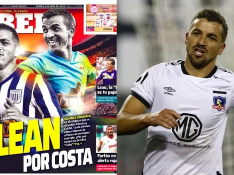 Costa es portada en Perú: Dos gigantes se pelean al atacante de Colo Colo