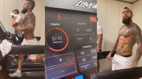 Arturo Vidal sorprende en la cinta