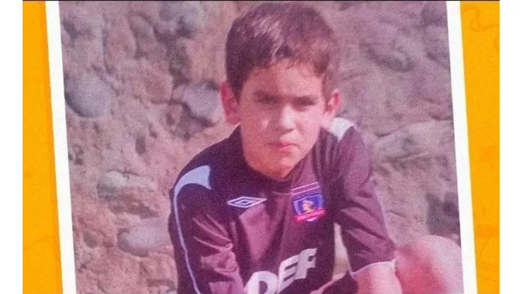 Vegas con la camiseta de Colo Colo
