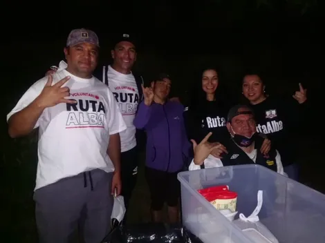 Esteban Paredes se une a la Ruta Alba y va en ayuda de personas en situación de calle