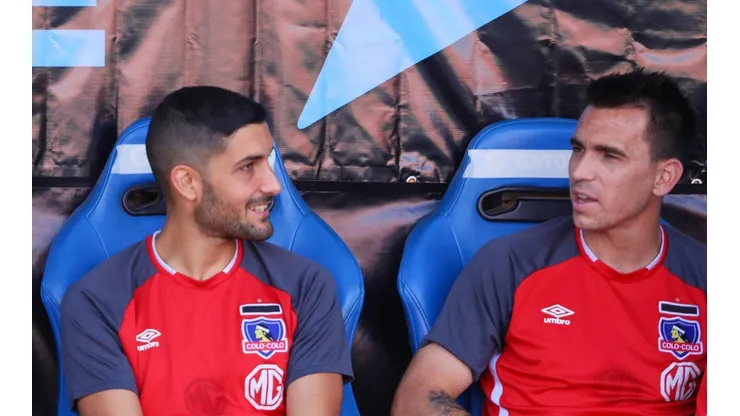 Mouche y Blandi juntos en Colo Colo