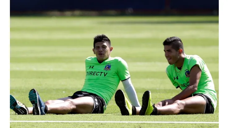 Pavez y Flores juntos en Colo Colo