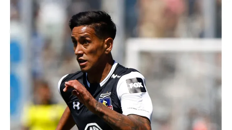 Andrés Vilches cuando estaba en Colo Colo