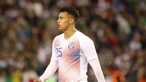 Morales en su debut por la selección chilena