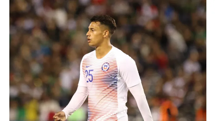 Morales en su debut por la selección chilena