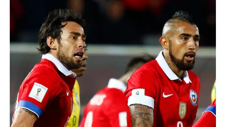 Vidal no se salvó de las bromas de Valdivia
