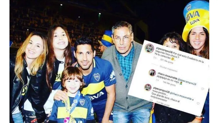 Insaurralde recibió el trolleo de Felipe Campos
