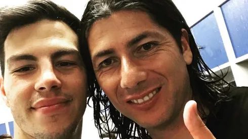 Fernando Meza junto a Jaime Valdés