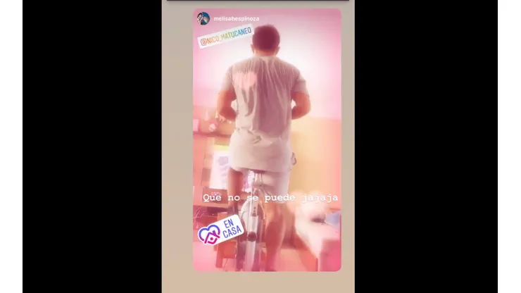 Nicolás Maturana entrenando y jugando fortnite