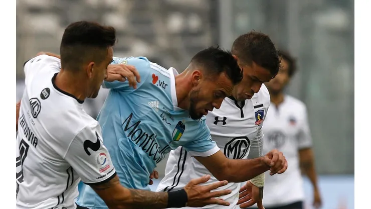 Cereceda enfrentando a Colo Colo con O'Higgins de Rancagua.