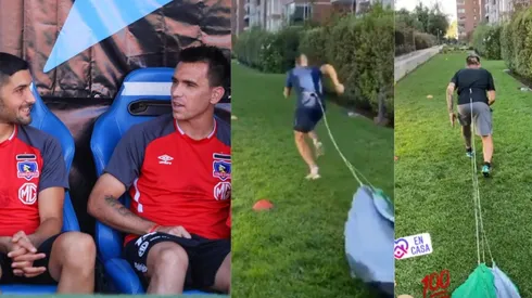 Pablo Mouche y Nicolás Blandi entrenan juntos