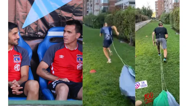 Pablo Mouche y Nicolás Blandi entrenan juntos