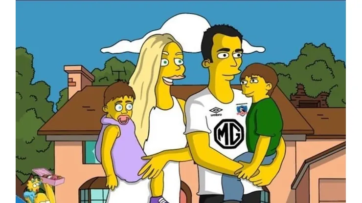 Pablo Mouche se simpsoniza