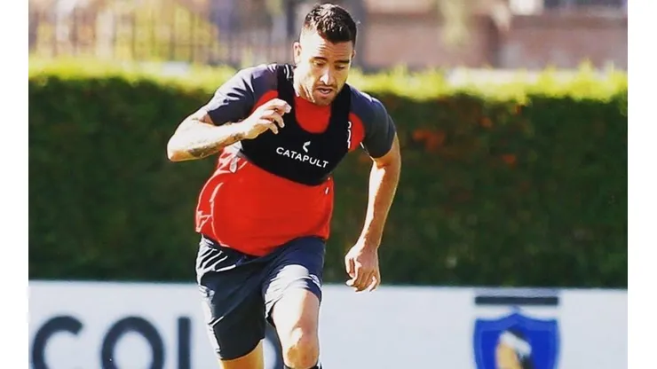 Matías Zaldivia entrenando por Colo Colo