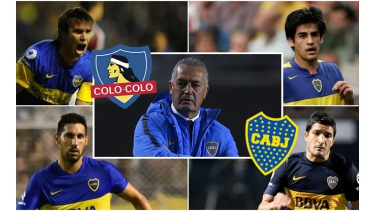 Serán cuatro los ex xeneizes que dirigirá Alfaro en Colo Colo.