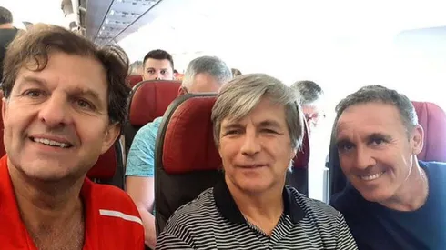 La foto que ilusionaba a los hinchas con la llegada de Scolari