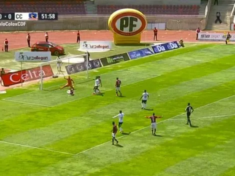 Colo Colo se pone en ventaja tras un autogolazo