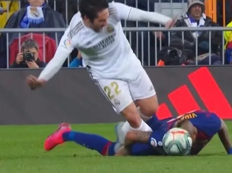 Vidal lo deja todo en la derrota del Barcelona ante Real Madrid