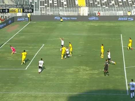 ¡Gol de Valencia para el 1-0 de Colo Colo sobre el Campanil!