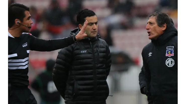José Cabero, árbitro de Curicó Unido vs Colo Colo