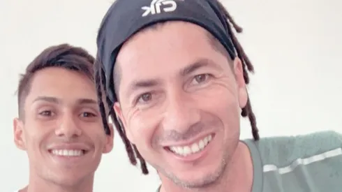 Foto de Jaime Valdés con la Patrulla juvenil