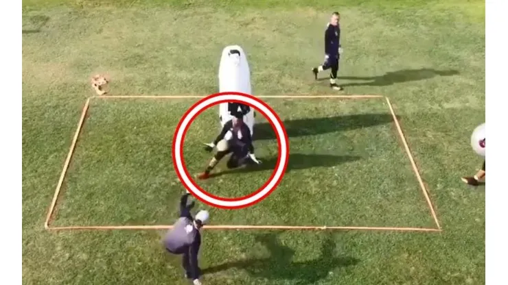 El entrenamiento de los arqueros de Colo Colo
