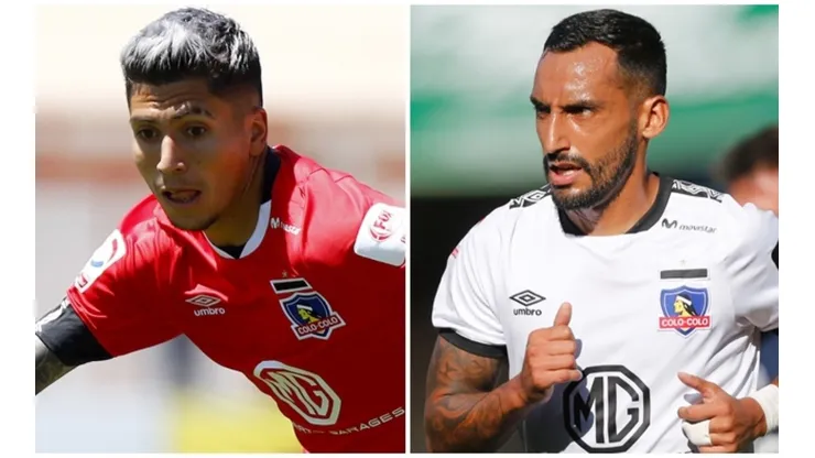 Ambos jugadores luchar por un puesto en la defensa de Colo Colo.