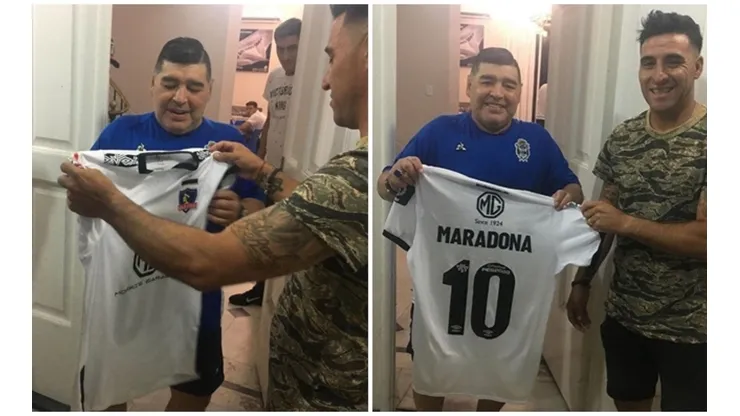 Maradona se puso la 10 del Cacique.