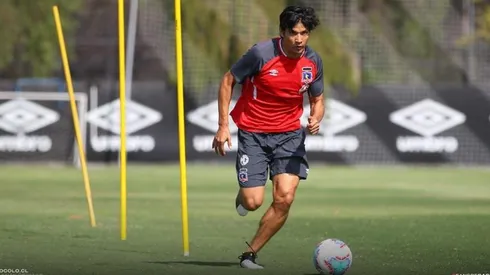 Entrenamiento de Matías Fernández