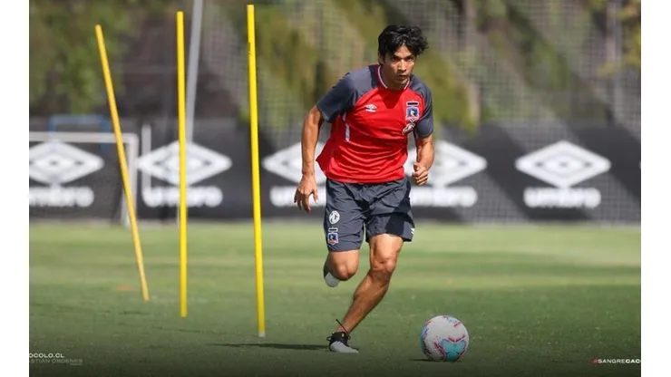 Entrenamiento de Matías Fernández