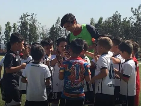 Niños del semillero albo conocieron la felicidad al compartir con Matigol