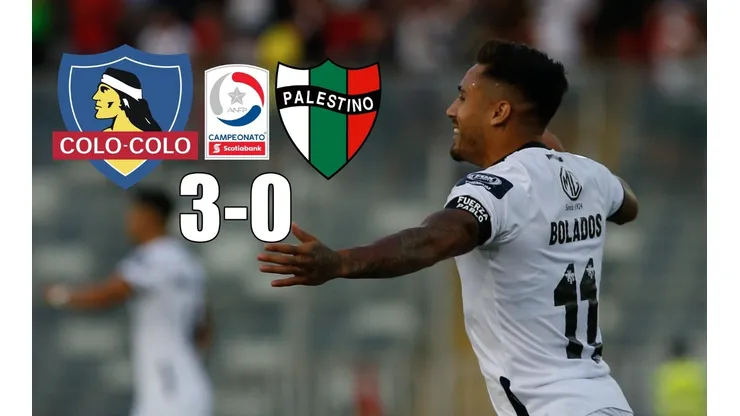 Colo Colo se impuso con un rotundo marcador sobre Palestino.