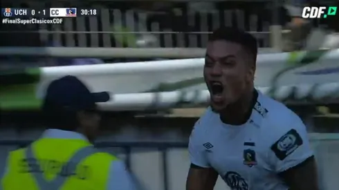 Javier Parraguez pone el 2-0 para Colo Colo sobre la U