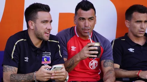 Esteban y Matías compartieron con los albos que no fueron citados en Temuco