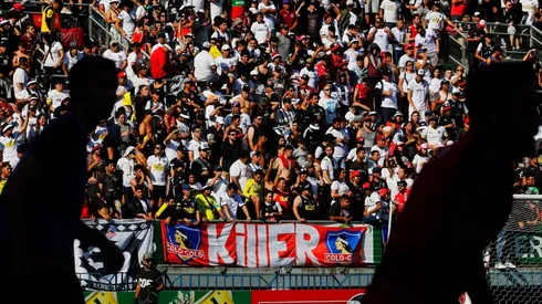 Hinchas albos y azules se unieron en un solo cántico.