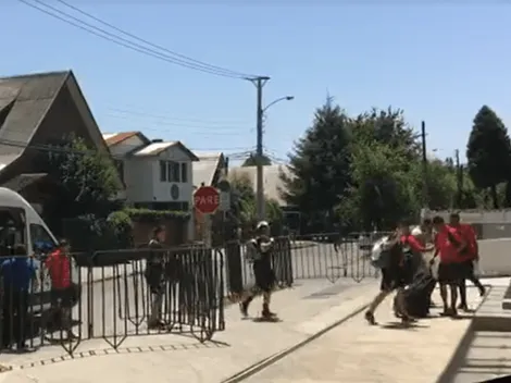 Maturana, Melo, Mouche y Zaldivia llegan a la concentración de Colo Colo