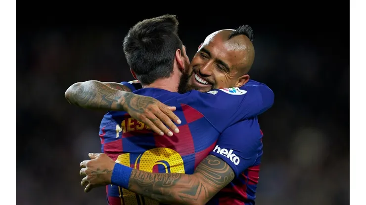 Arturo Vidal aporta con una asistencia clave en el debut de Quique Setién