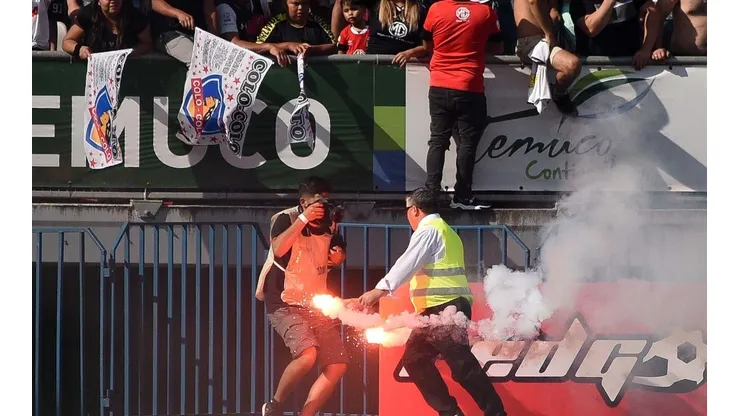 El duelo se tuvo que detener en Temuco
