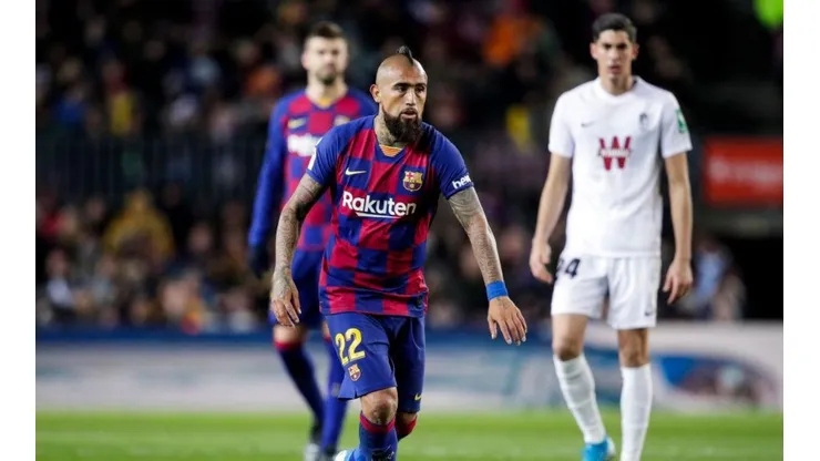 Arturo Vidal fue de lo más destacado en Barcelona