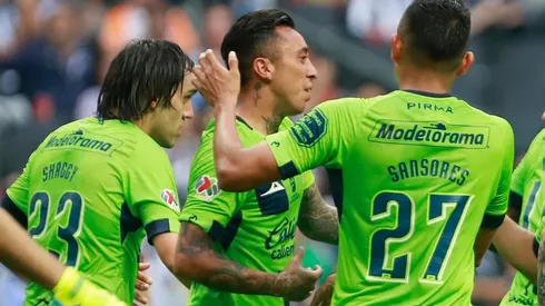 El ex albo convirtió su primer tanto con el Monarcas Morelia.