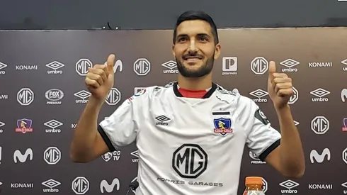 Blandi fue presentado el viernes como nuevo delantero de Colo Colo